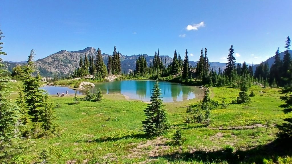 Tipsoo Lake - Naches Peak Loop Trail - near Mt. Rainier