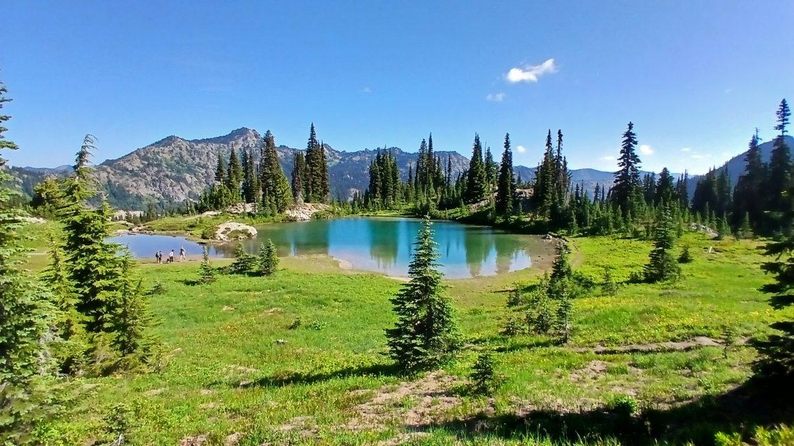 Tipsoo Lake - Naches Peak Loop Trail - near Mt. Rainier